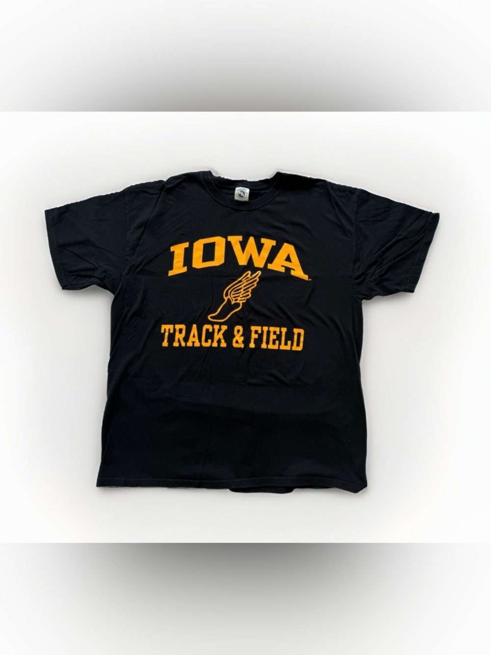 Iowa Hawkeyes Track & Field Graphic T Shirt Herky Hawks NCAA Fan Gear XL